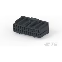 TE Connectivity-917992-6 Einzeladersteckverbinder, Gehäuse Conn Housing PL 26 POS Crimp ST Cable Mount Dark Gray Bag