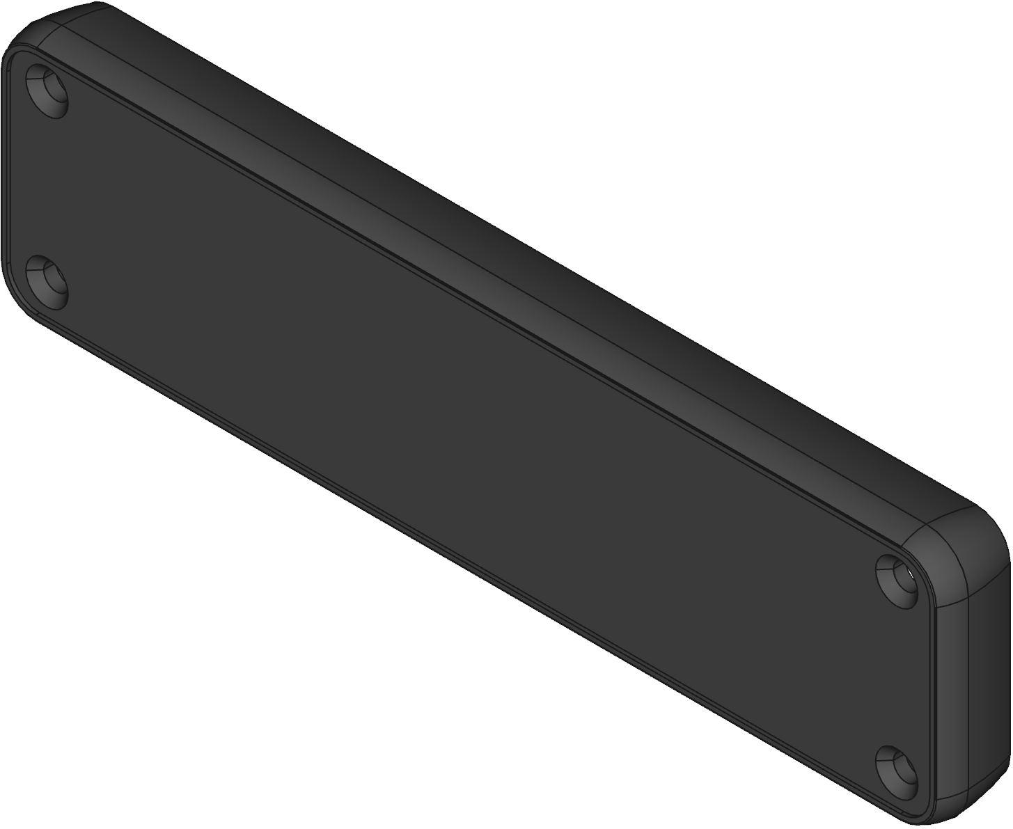 Hammond Manufacturing-1455P1602 Clear Anodized Aluminum Wall Mount Extruded Enclosure