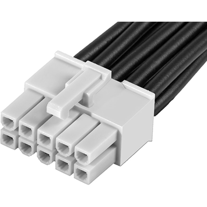 Molex-2153251103 Andere Kabelbaugruppen Cable Assembly UL 1015 0.6m 16AWG Wire to Board to Wire to Board 10 to 10 POS F-F Crimp-Crimp Bag