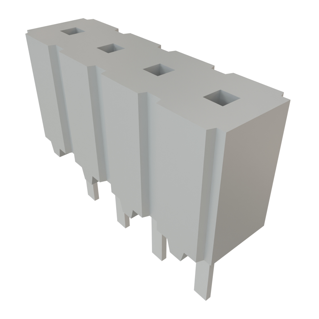Samtec-CES-104-01-T-S Steckverbinderleisten und Leiterplattenbuchsen Conn Socket Strip SKT 4 POS 2.54mm Solder ST Top Entry Thru-Hole Bulk
