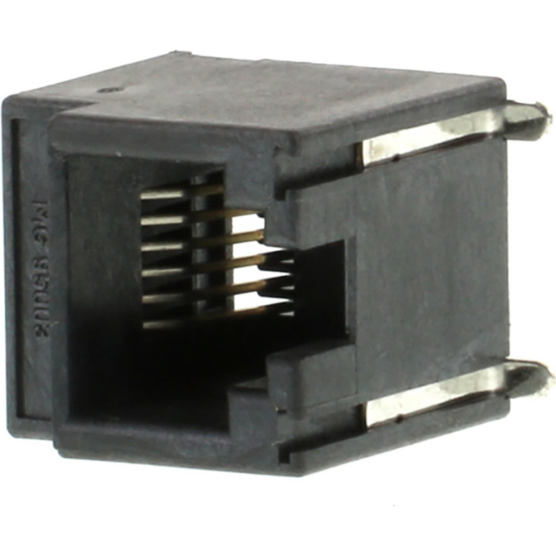 Molex-855105019 Steckverbinder, Telefon und Telekommunikation Conn RJ-11 F 6 POS 1.27mm Solder ST SMD 6 Terminal 1 Port Cat 3 T/R