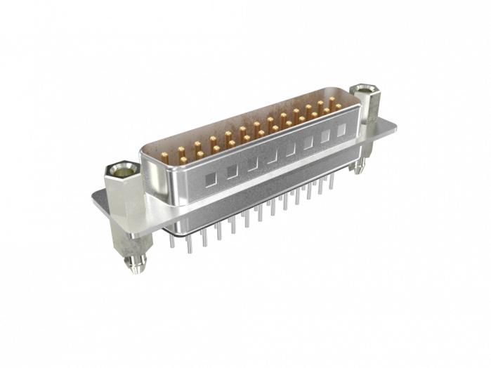 Amphenol Communications Solutions-NFD17B25PB2E1DA Steckverbinder, D-Sub Conn D-Sub PIN 25 POS 1.38mm Solder ST Thru-Hole 25 Terminal 1 Port Tray
