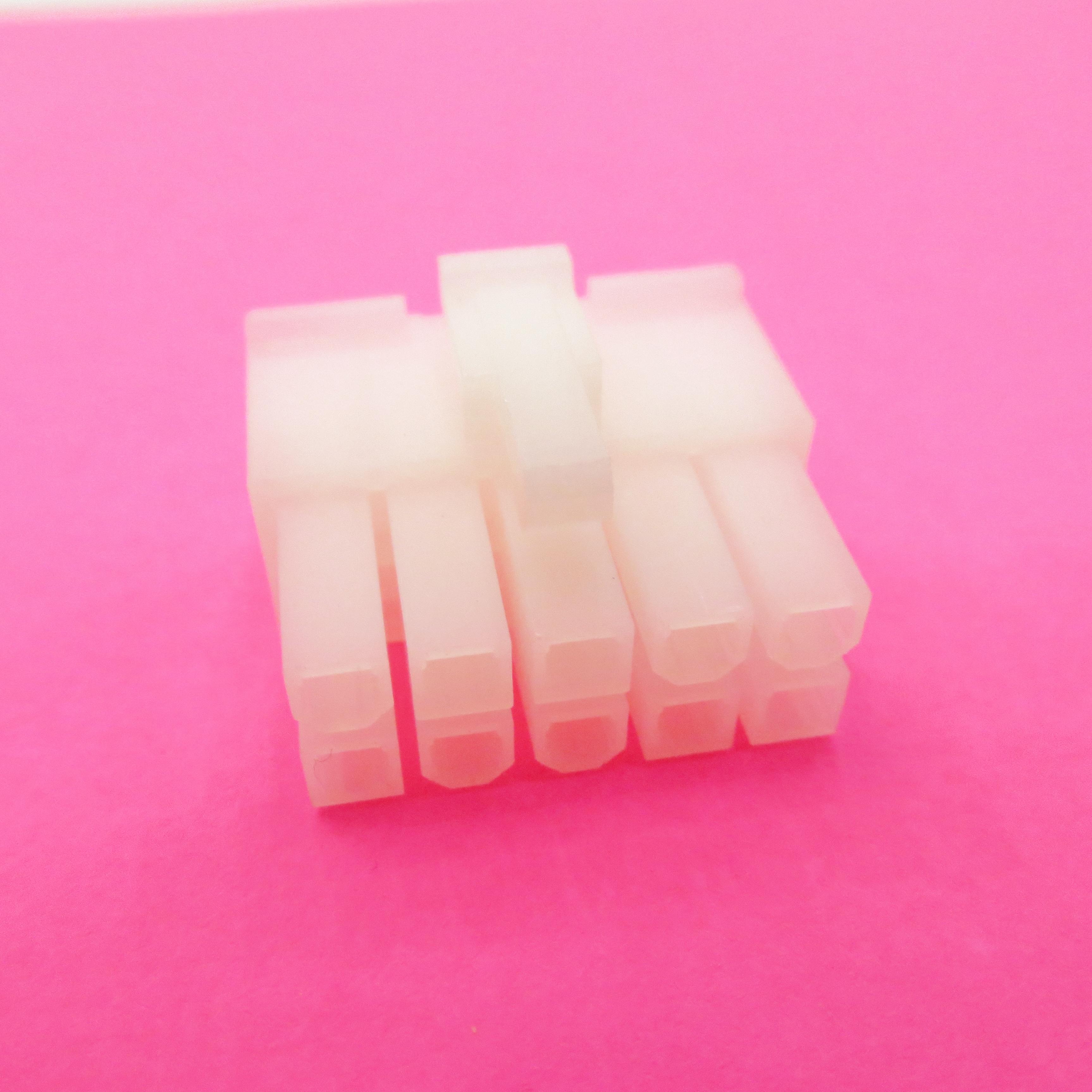 ADAM TECH-DMH-10 Gaine de câblage de raccordement discret Conn Housing F 10 POS 4.2mm Crimp ST Cable Mount