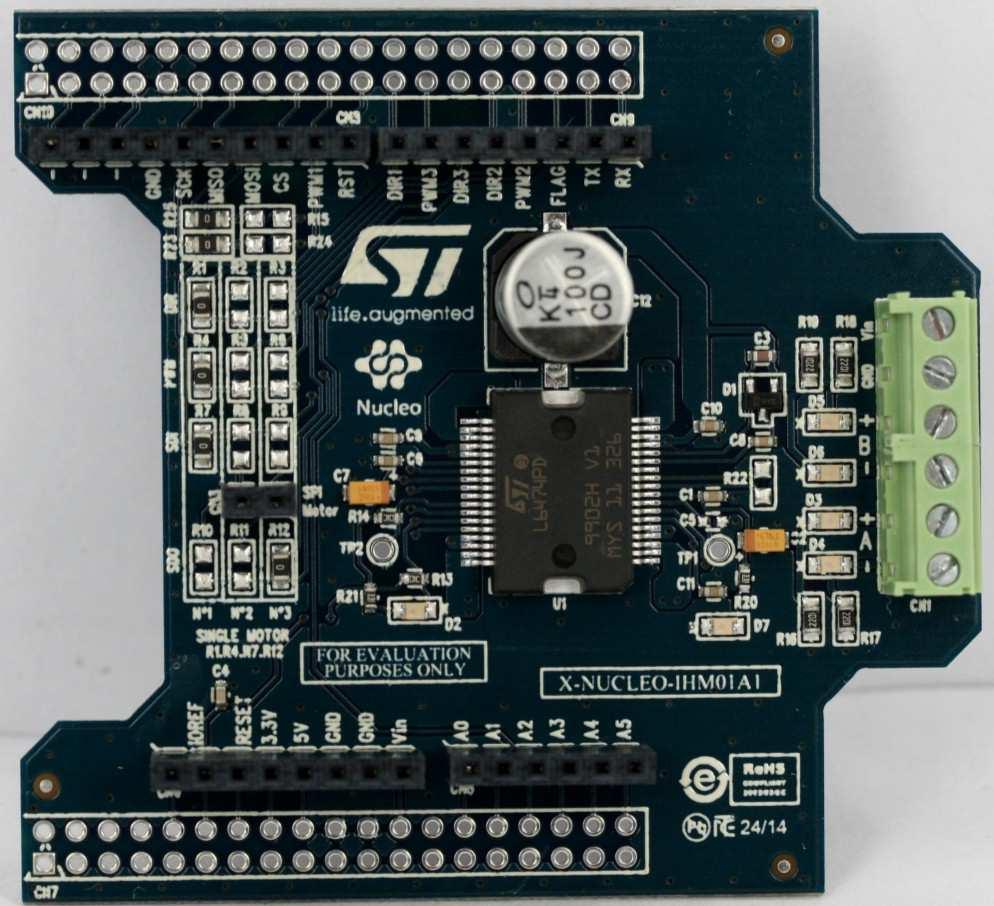 STMicroelectronics-Motor Control | X NUCLEO IHM01A1 Power Management Development Boards and Kits L6474 Motion Motor Control Expansion Board