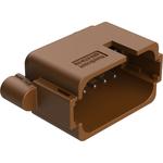 Conn Shrouded Header (4 Sides) HDR 18 POS 4.68mm Solder ST Top Entry Thru-Hole Tray