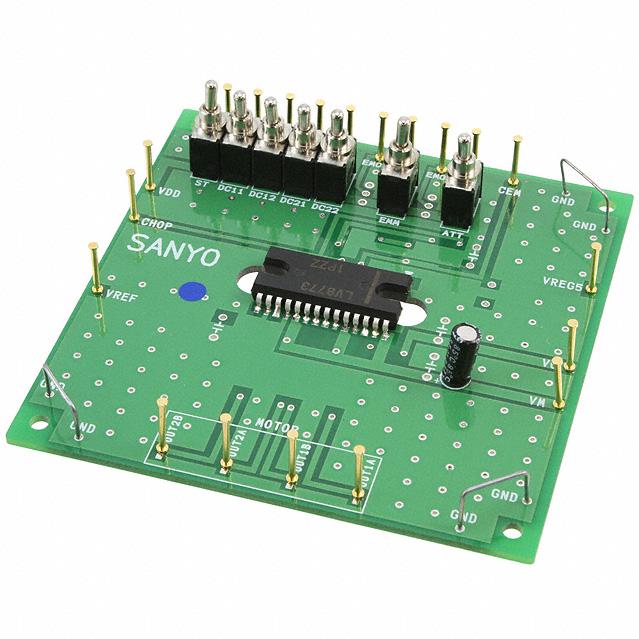 onsemi-LV8773GEVB Placas y kits de desarrollo de administración de potencia LV8773-E Motion Motor Control Evaluation Board