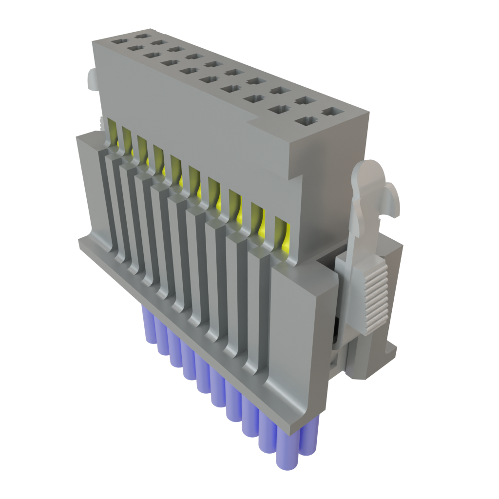 Samtec-SFSD-10-28-G-24.00-SR Andere Kabelbaugruppen Cable Assembly Discrete Wire 0.609m 28AWG Socket Strip 20 POS SKT Crimp TIGER EYE™ Layer