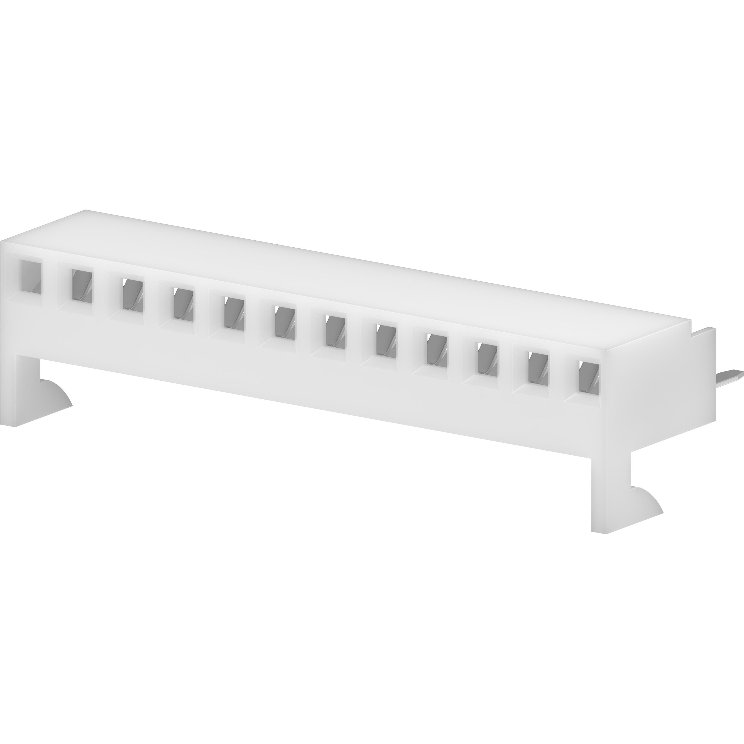 Molex-0038001432 Steckverbinderleisten und Leiterplattenbuchsen Conn Socket Strip RCP 12 POS 2.54mm Solder ST Top Entry Thru-Hole KK Tray