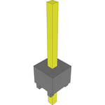 Conn Unshrouded Header HDR 1 POS Solder ST Top Entry Thru-Hole Bulk