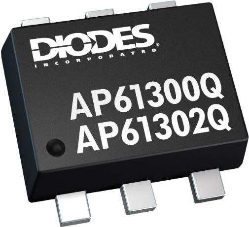 Diodes Incorporated-AP61300QZ6-7 Convertitore da DC a DC e chip regolatore di commutazione Conv DC-DC 2.4V to 5.5V Synchronous Step Down Single-Out 0.6V to 3.6V 3A 6-Pin SOT-563 T/R Automotive AEC-Q100