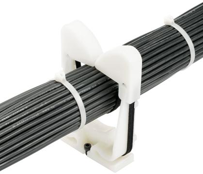 Panduit-RER2.0-S6-X Accessoires de câble Cable Accessories Retainer Nylon 6/6 Black/White Carton