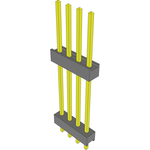 Conn Board Stacker HDR 4 POS 2.54mm Solder ST Top Entry Thru-Hole Bulk