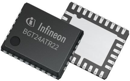 Infineon Technologies AG-BGT24ATR22E6433XUMA1 Sensor especializado Radar Sensor Analog/Digital Output 3.3V 32-Pin VQFN EP T/R Automotive AEC-Q100