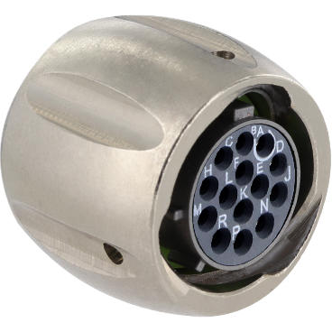 Eaton-UT0X612E14P Steckverbinder, rund Conn Circular PIN 14 POS Solder Cup ST Cable Mount 14 Terminal 1 Port