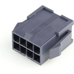 Conn Housing PL 8Power POS 4.2mm Crimp ST Panel Mount Black Mini-Fit Jr™ Bag