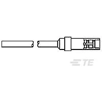 TE Connectivity-867824-1 Cable Assembly AC Power Cable Assembly 0.609m Power to Power 1 POS F 22AWG