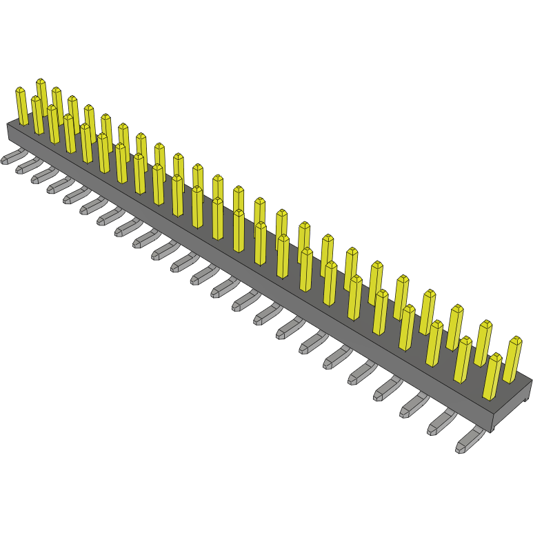 Samtec-TMM-123-01-L-D-SM Steckverbinderleisten und Leiterplattenbuchsen Conn Unshrouded Header HDR 46 POS 2mm Solder ST Top Entry SMD Tube