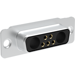 Conn D-Sub F 2Power/5Signal POS 1.38mm Solder Cup ST Panel Mount 7 Terminal 1 Port Bag