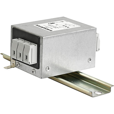 SCHURTER-FMAC-3RYB-0310 Filtros de suministro Power Line Filter 3-Phase 50Hz/60Hz 3A 480VAC Screw Clamp Chassis Mount