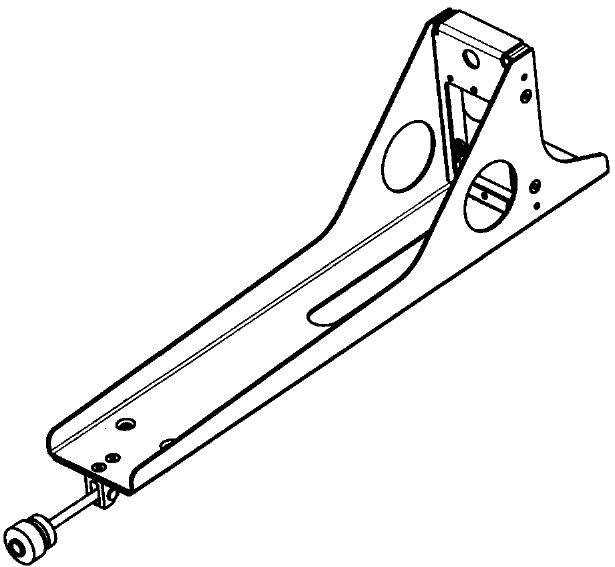 ECS Inc International-4-02A2C2C2 Tools Other Tools and Accessories, 1/4 ATR Size, Mil-Spec Thumbscrew Hold Down, DPX2 Cutout