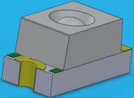 Everlight Electronics-11-21SURC/S530-A3/3T LED LED Uni-Color Red 632nm 2-Pin SMD T/R