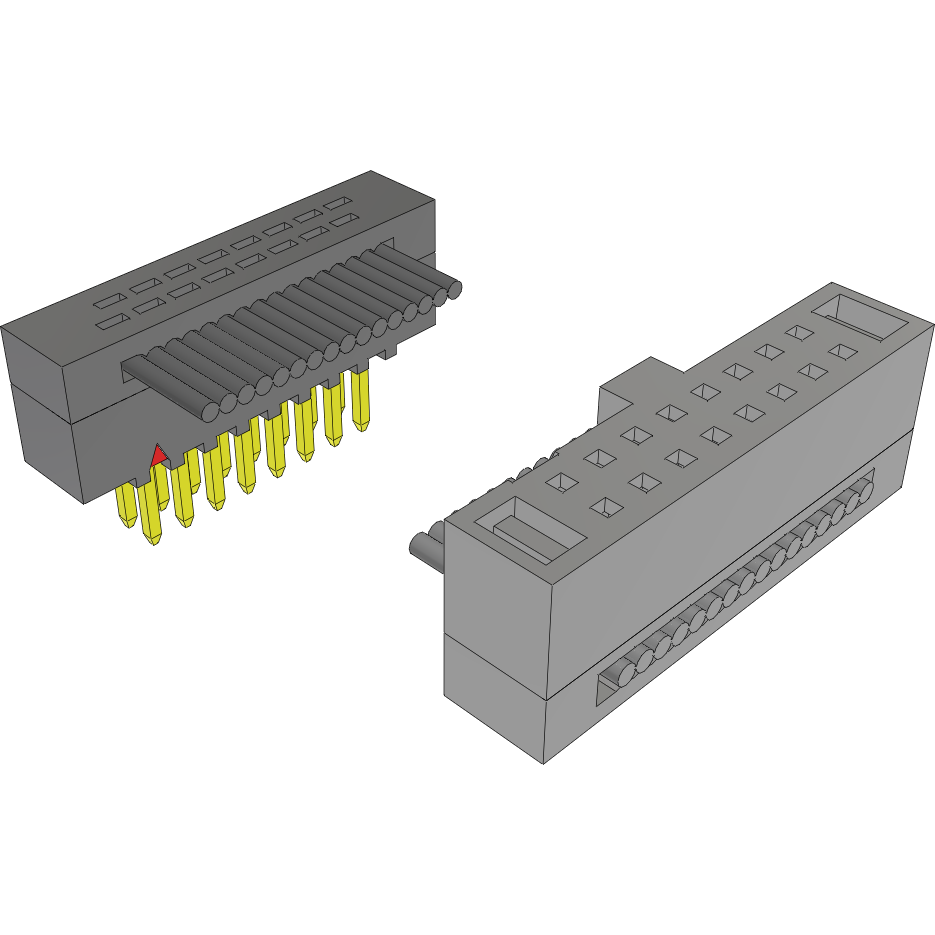 Samtec-FFMD-08-T-03.50-01-N-R Flachband Kabelbaugruppen Cable Assembly Flat Ribbon 0.088m 30AWG IDC Connector to IDC Connector 16 to 16 POS M-F IDT-IDT Bulk