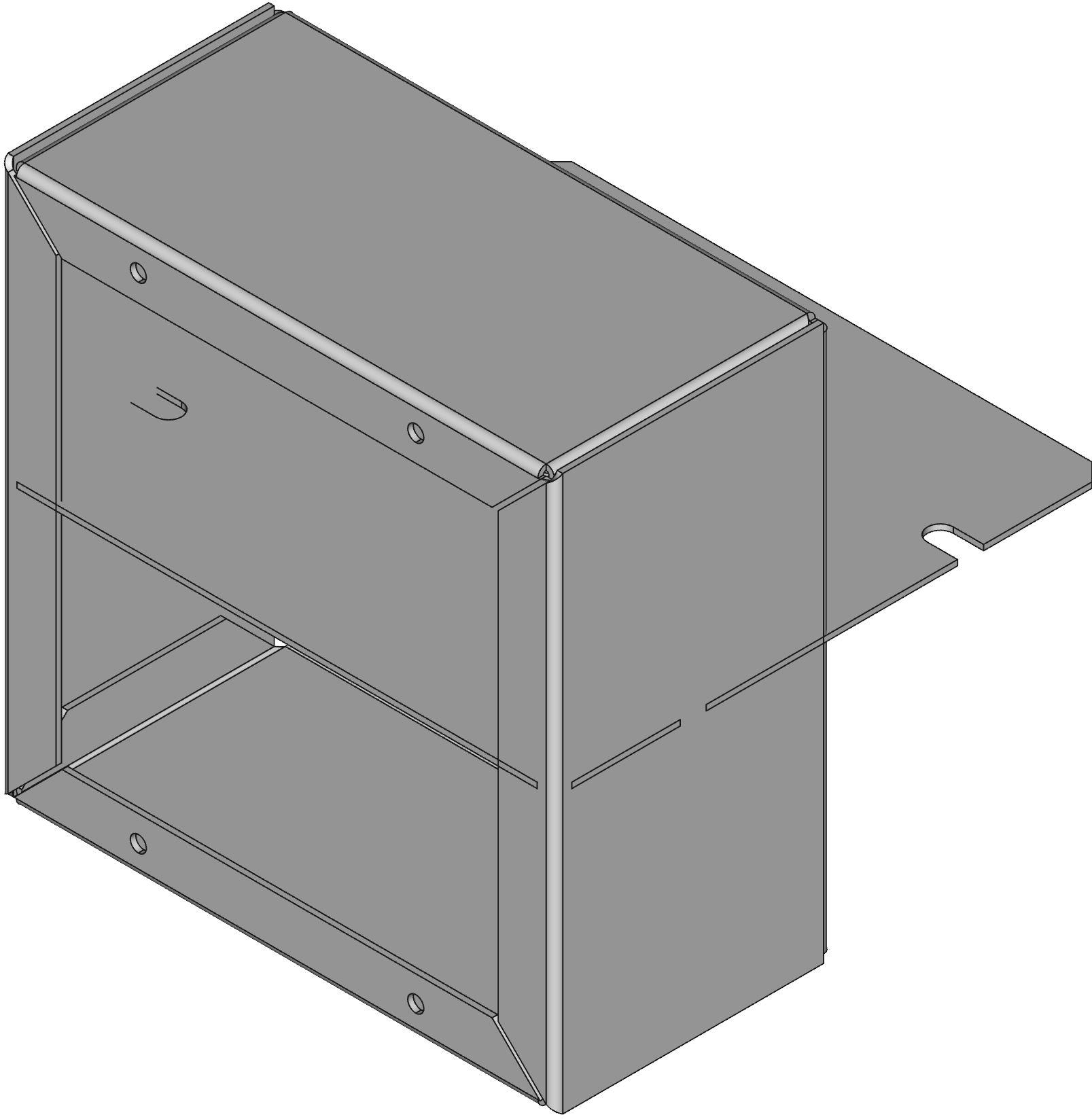 Hammond Manufacturing-1444-6 Boîtes, boîtiers et supports Natural Aluminum Chassis Enclosure