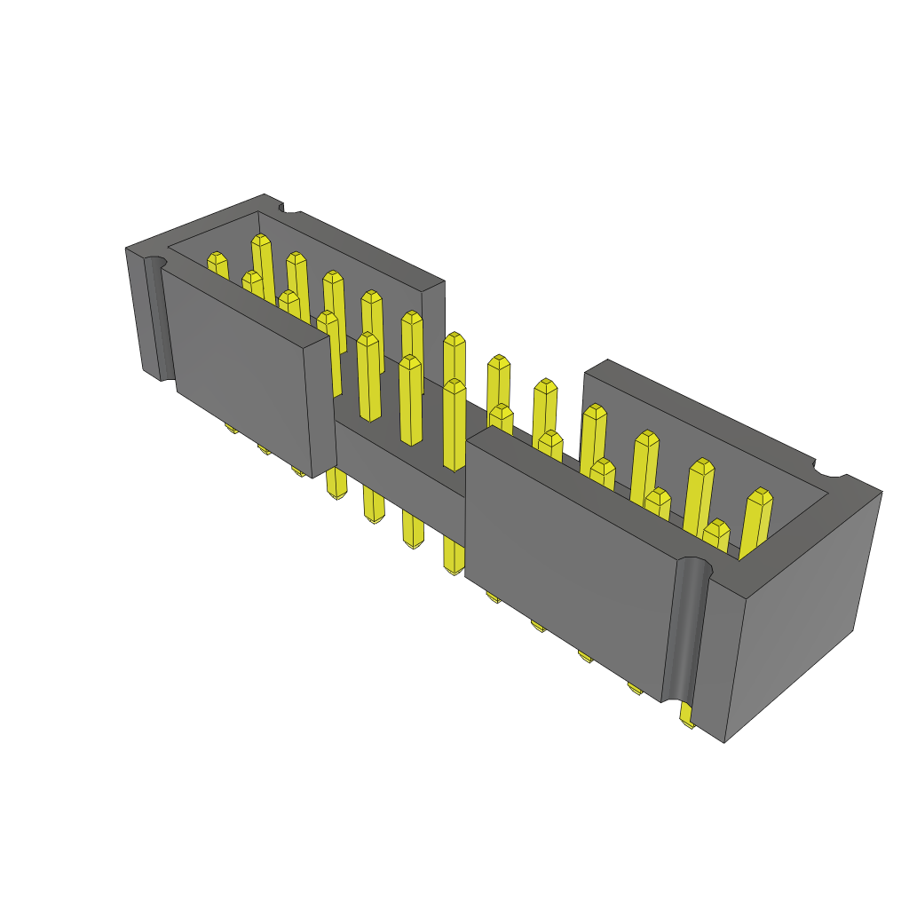 Samtec-TMMH-112-01-L-D-ES Steckverbinderleisten und Leiterplattenbuchsen Conn Shrouded Header HDR 24 POS 2mm Solder ST Top Entry Thru-Hole Bulk