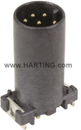 HARTING Technology Group-21033211803 Connector Circular Conn M12 Circular PIN 8 POS Solder ST SMD 8 Terminal 1 Port T/R