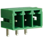 Conn Shrouded Header (4 Sides) M 3 POS 3.81mm Solder RA Side Entry Thru-Hole