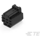 TE Connectivity-1-2366515-8 分立接线罩连接器 Conn Housing RCP 8 POS 2mm Crimp ST Cable Mount Black
