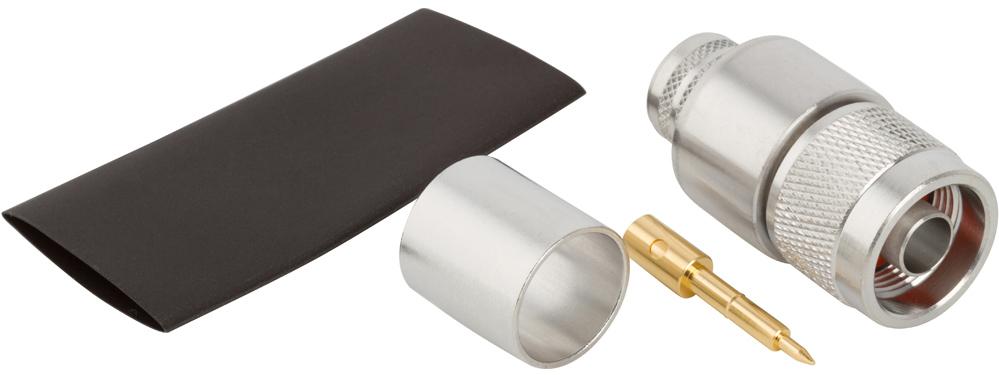 Amphenol RF-172206 Connector RF Conn Type N 0Hz to 11GHz 50Ohm Crimp ST Cable Mount PL Gold