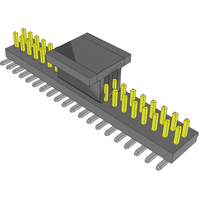 Samtec-FTM-120-03-F-DV-P-TR Steckverbinderleisten und Leiterplattenbuchsen Conn Unshrouded Header HDR 40 POS 1mm Solder ST Top Entry SMD T/R