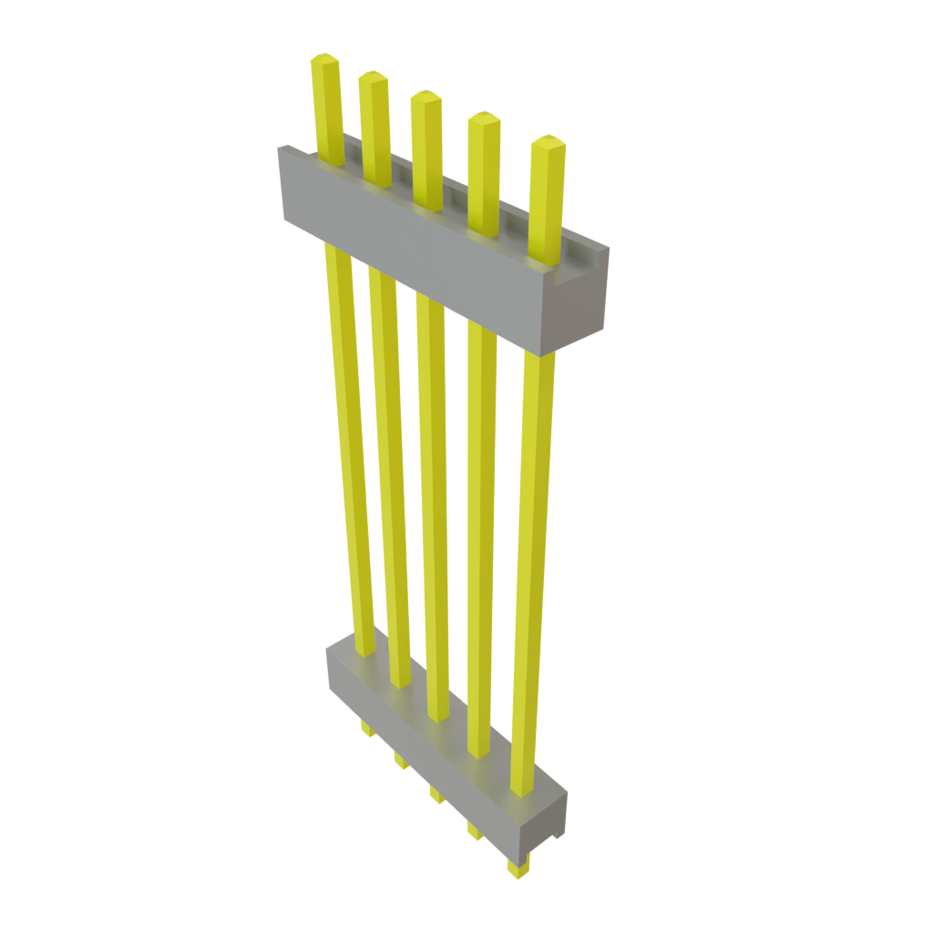 Samtec-DW-05-13-S-S-1000 Steckverbinderleisten und Leiterplattenbuchsen Conn Board Stacker HDR 5 POS 2.54mm Solder ST Top Entry Thru-Hole Bulk
