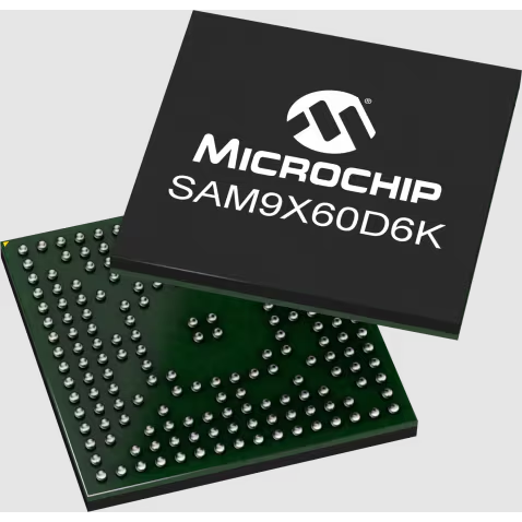 Microchip Technology-SAM9X60D6KT-I/4GB Microprocessors - MPUs MPU SAM9X60 RISC 32bit 600MHz 196-Pin TFBGA T/R
