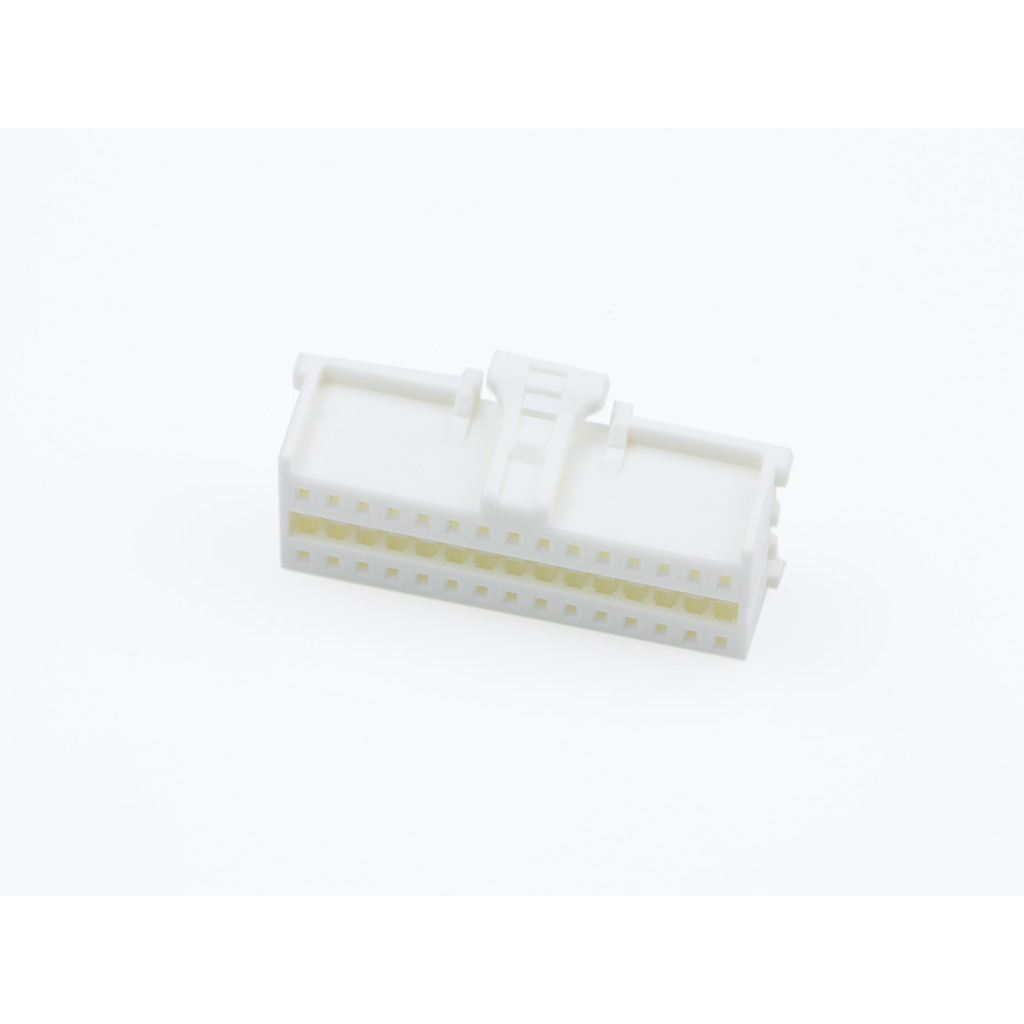Molex-513533000 Connector Discrete Wire Housing Conn Housing RCP 30 POS 2mm Crimp ST Cable Mount Natural MicroClasp™ Bag