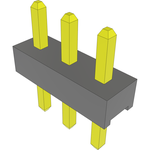 Conn Unshrouded Header HDR 3 POS 2mm Solder ST Top Entry Thru-Hole Bulk