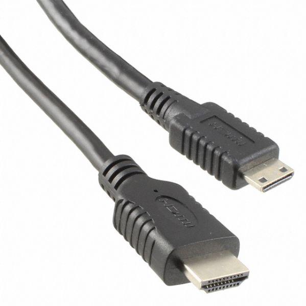 CnC Tech, LLC-742-10010-00500 Cable Assembly HDMI 5m HDMI Type A to HDMI Type C 19 to 19 POS M-M 30AWG