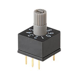 Same Sky (formerly CUI Devices)-RDS7-10S-1065-73-D-67 Switch DIP Switch DIP N.O./N.C. SP10T 10 Raised Slotted 0.15A 42VDC PC Pins 2.54mm Thru-Hole Tube