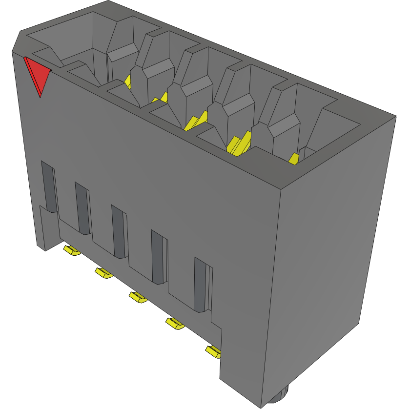 Samtec-MEC2-05-01-L-DV-NP Raccordement de bord de carte Conn Card Edge F 10 POS 2mm Solder ST SMD Tube