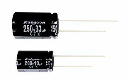 Rubycon Corporation-200CFX10MEFC10X16 Capacitor Aluminum Electrolytic Cap Aluminum Lytic 10uF 200V 20% (10 X 16mm) Radial 5mm 0.3A 5000h 105°C Bulk