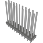 Conn Unshrouded Header HDR 20 POS 2mm Solder ST Top Entry Thru-Hole Bulk