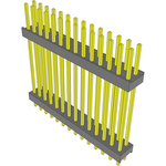 Conn Board Stacker HDR 28 POS 2.54mm Solder ST Top Entry Thru-Hole Bulk