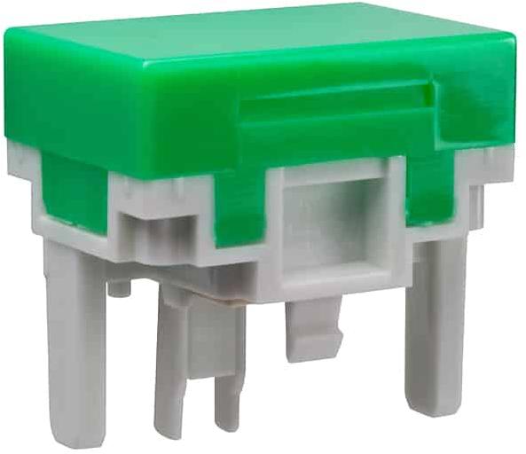 NKK Switches-AT4030F Switch Accessories Switch Access Rectangular Nonilluminated Cap Push Button Switch