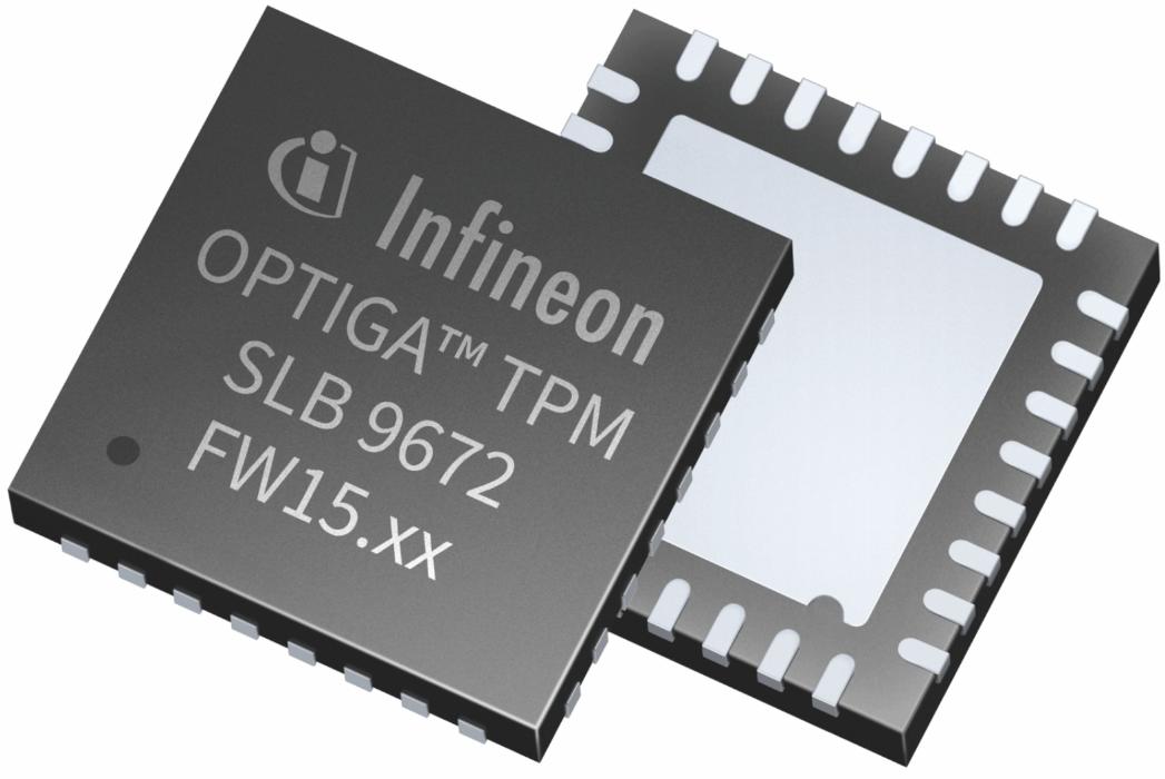Infineon Technologies AG-SLB9672VU20FW1521XTMA1 Secure Microcontrollers and TPM Secure MCU 16bit OPTIGA™ TPM CISC 1.8V/3.3V 32-Pin UQFN EP T/R