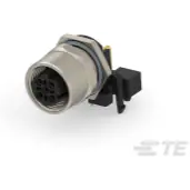TE Connectivity-T4145535041-001 Connector Circular Conn M12 Circular SKT 4 POS RA Thru-Hole 4 Terminal 1 Port