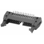 Conn Ejector Header HDR 16 POS 2.54mm Solder RA Side Entry Thru-Hole Tray