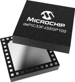 Microchip Technology-DSPIC33FJ32GP102-I/TL Microcontrollers - MCUs MCU 16-bit dsPIC RISC 32KB Flash 2.5V/3.3V 36-Pin VTLA EP Tube