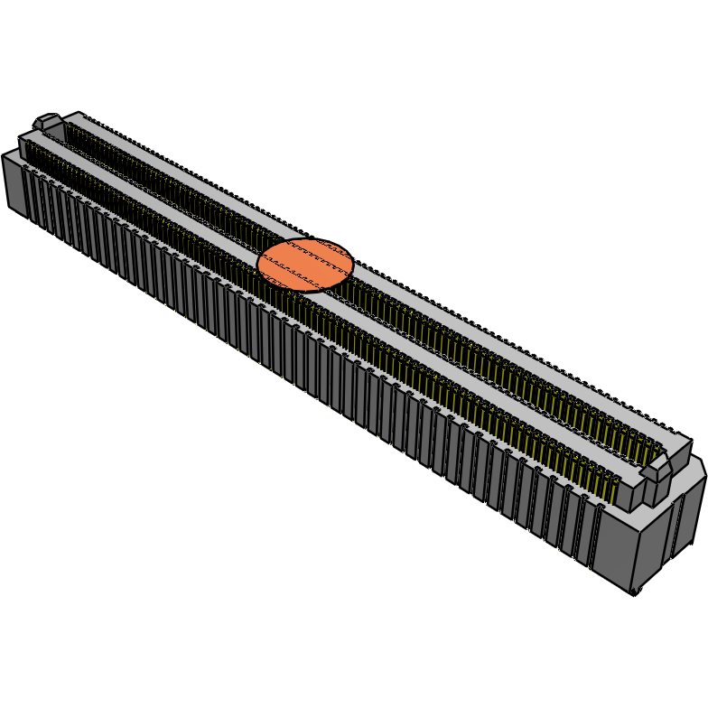 Samtec-APM6-100-06.5-L-04-2-A-TR Connector Headers and PCB Receptacles Conn Array Terminal HDR 400 POS 0.635mm Solder ST Top Entry SMD T/R