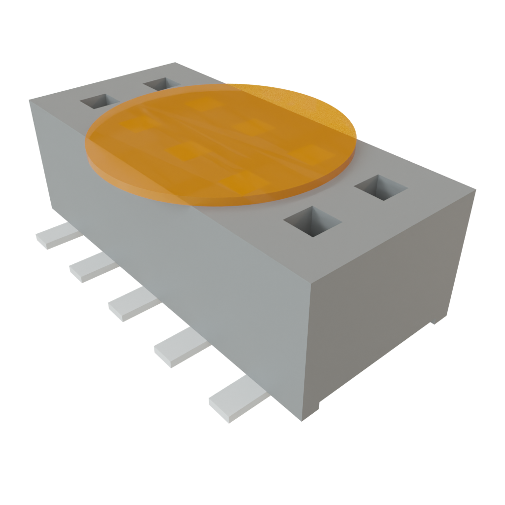 Samtec-CLP-105-02-L-D-K Connector Headers and PCB Receptacles Conn Socket Strip SKT 10 POS 1.27mm Solder ST Top Entry SMD TIGER CLAW™ Tube